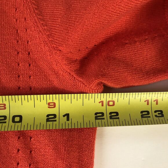 Truth by republic Men’s polo snap button Short sleeve, red orange large NWT - Picture 5 of 14